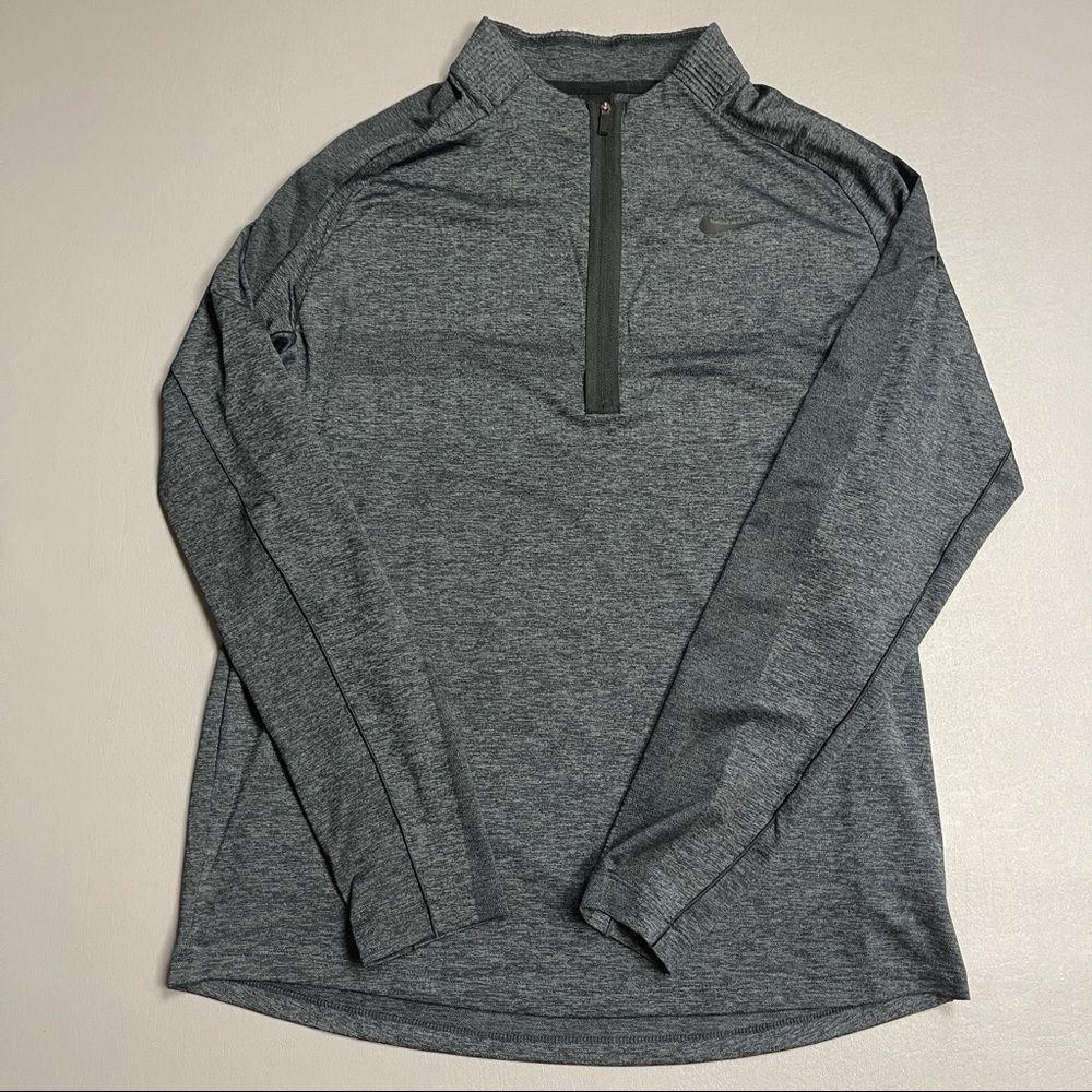 Nike Golf Statement Knit Long Sleeve 1/4 Zip Pullover Men's Sz Medium AJ5446 010